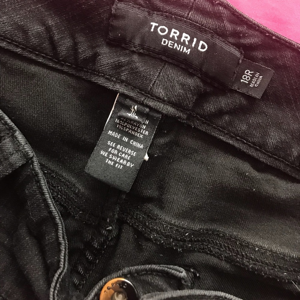 Torrid Black Skinny Jeggings